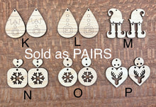 Load image into Gallery viewer, Christmas Holiday Dangle PAIRS