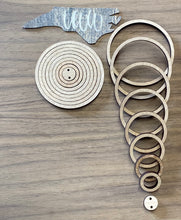 Load image into Gallery viewer, Birch/ Walnut Nesting Hoops