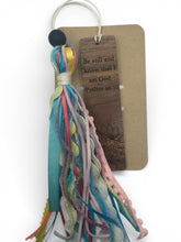 Load image into Gallery viewer, Walnut Wood Scripture Bookmark with Tassel
