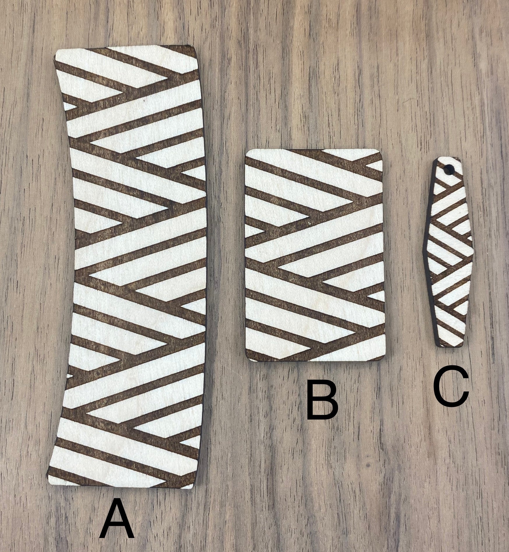 Stripe Pattern Claw Clip Blank – UnderwoodWorksllc