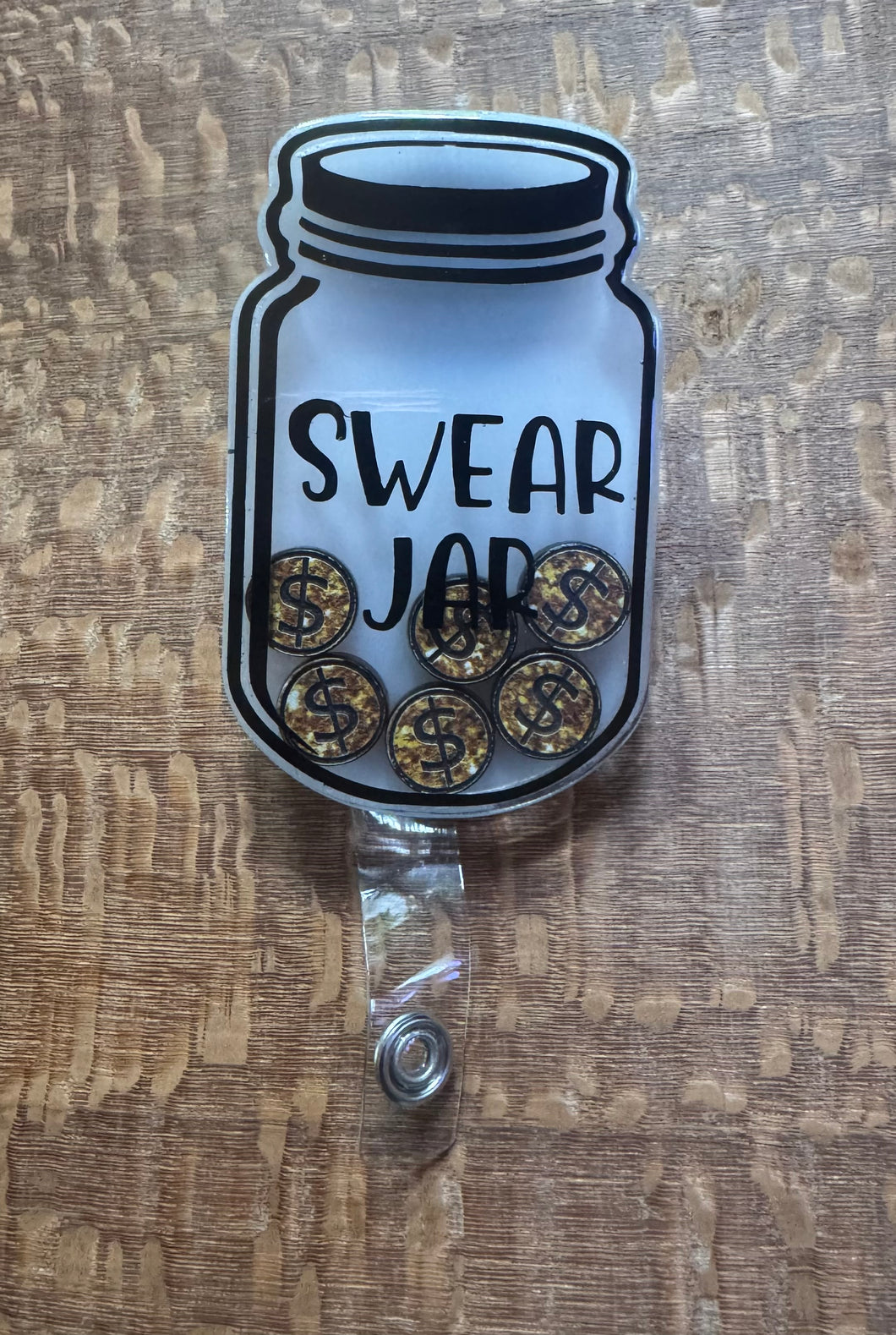 Swear Jar Badge Reel