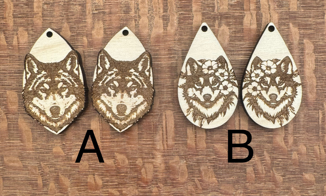 Wolf Teardrop PAIRS