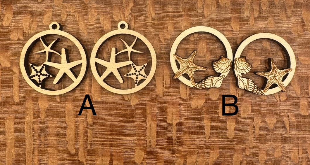 Starfish and Shells PAIR