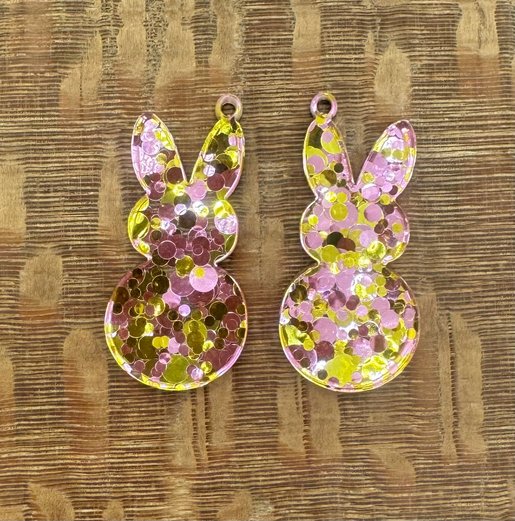 Peep Bunny Shape Acrylic PAIRS