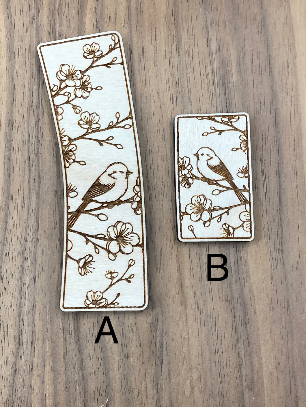 Bird and Branch Claw Clip Blank