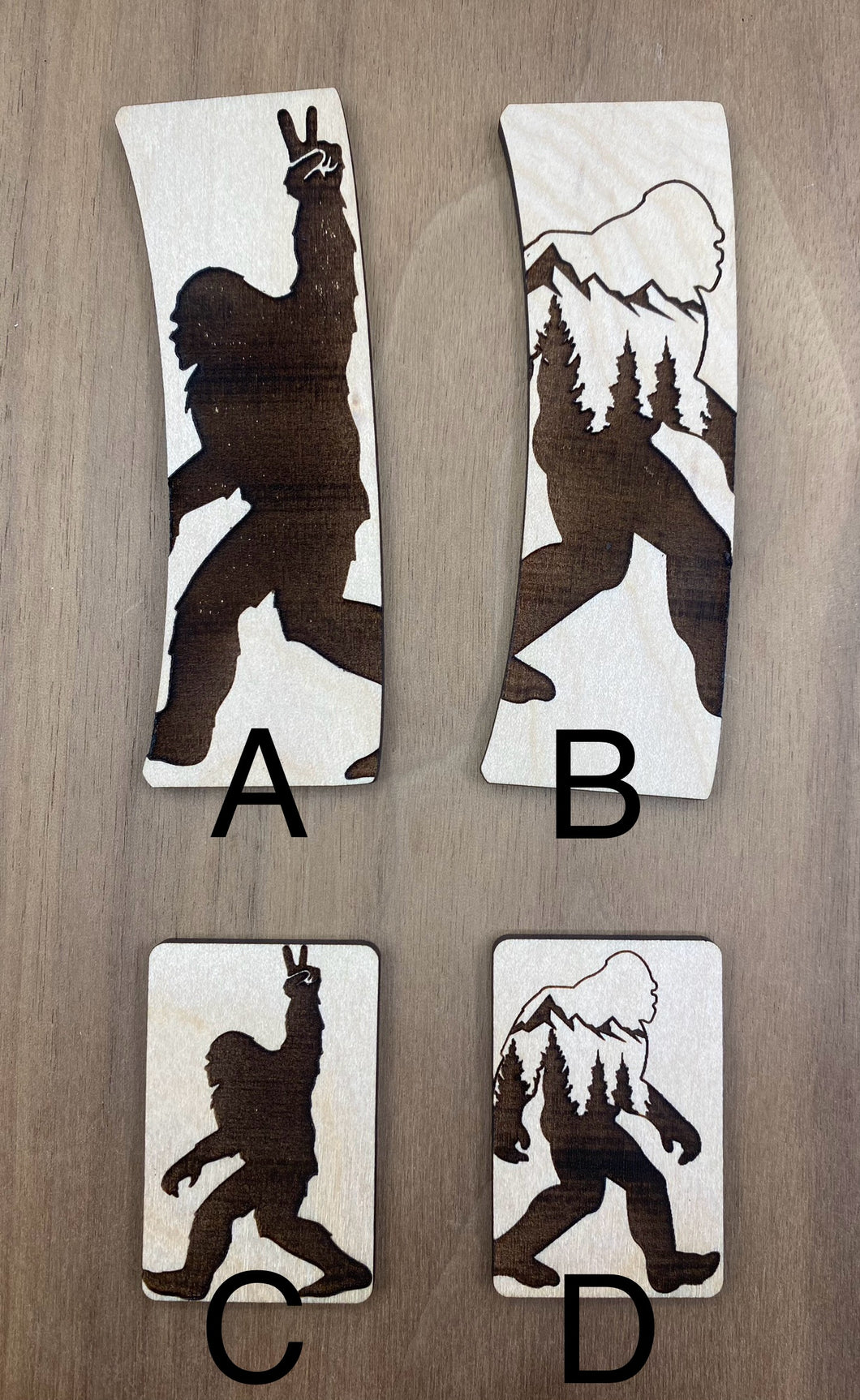 BigFoot Themed Claw Clip Blank