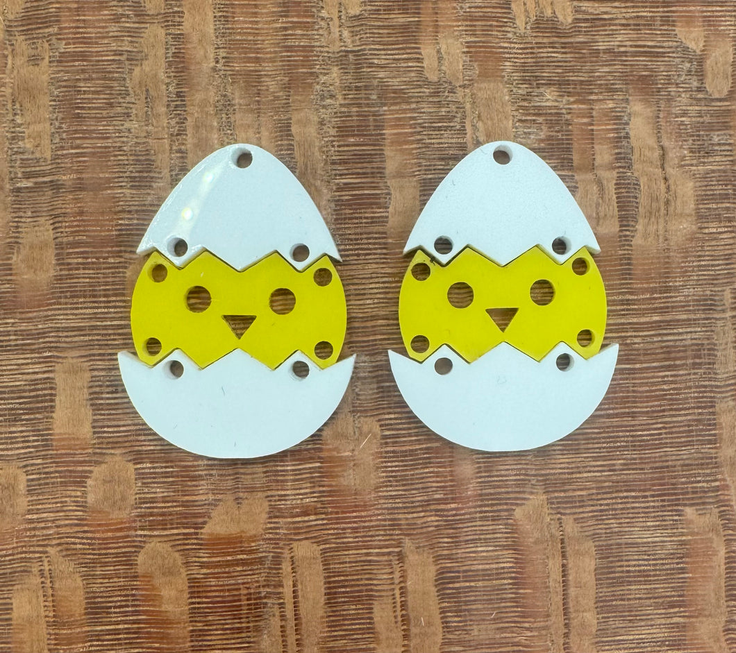 Chick in Egg Dangle PAIRS