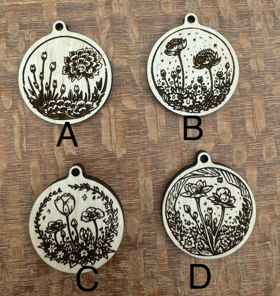 WildFlower Designs on 1.4” Round