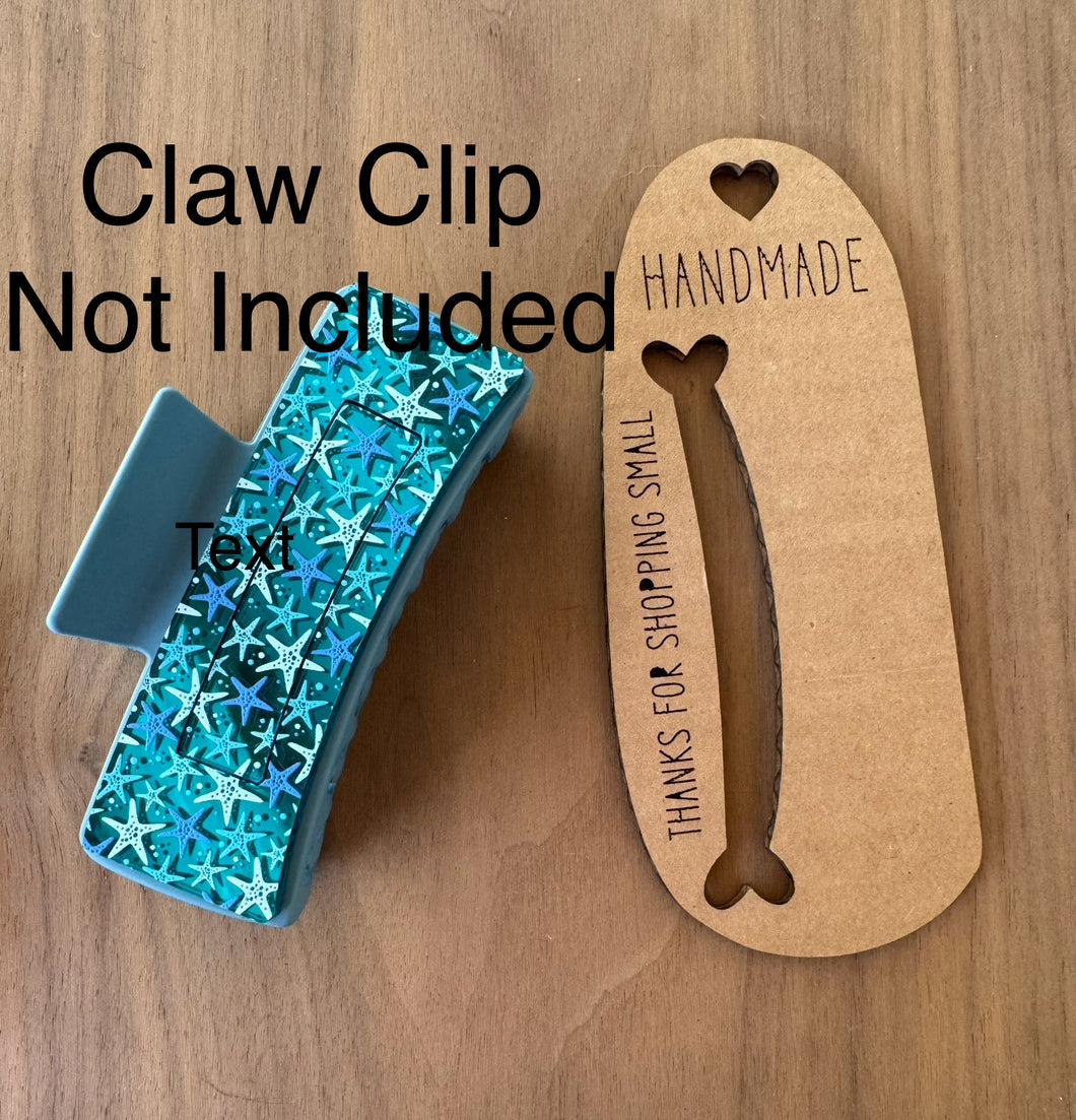 Claw Clip Holder in Cardboard