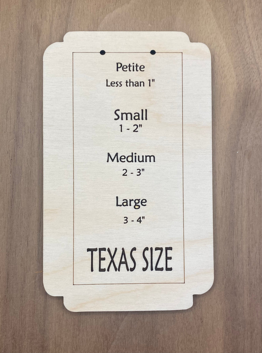 Texas Size Earring Prop Blank