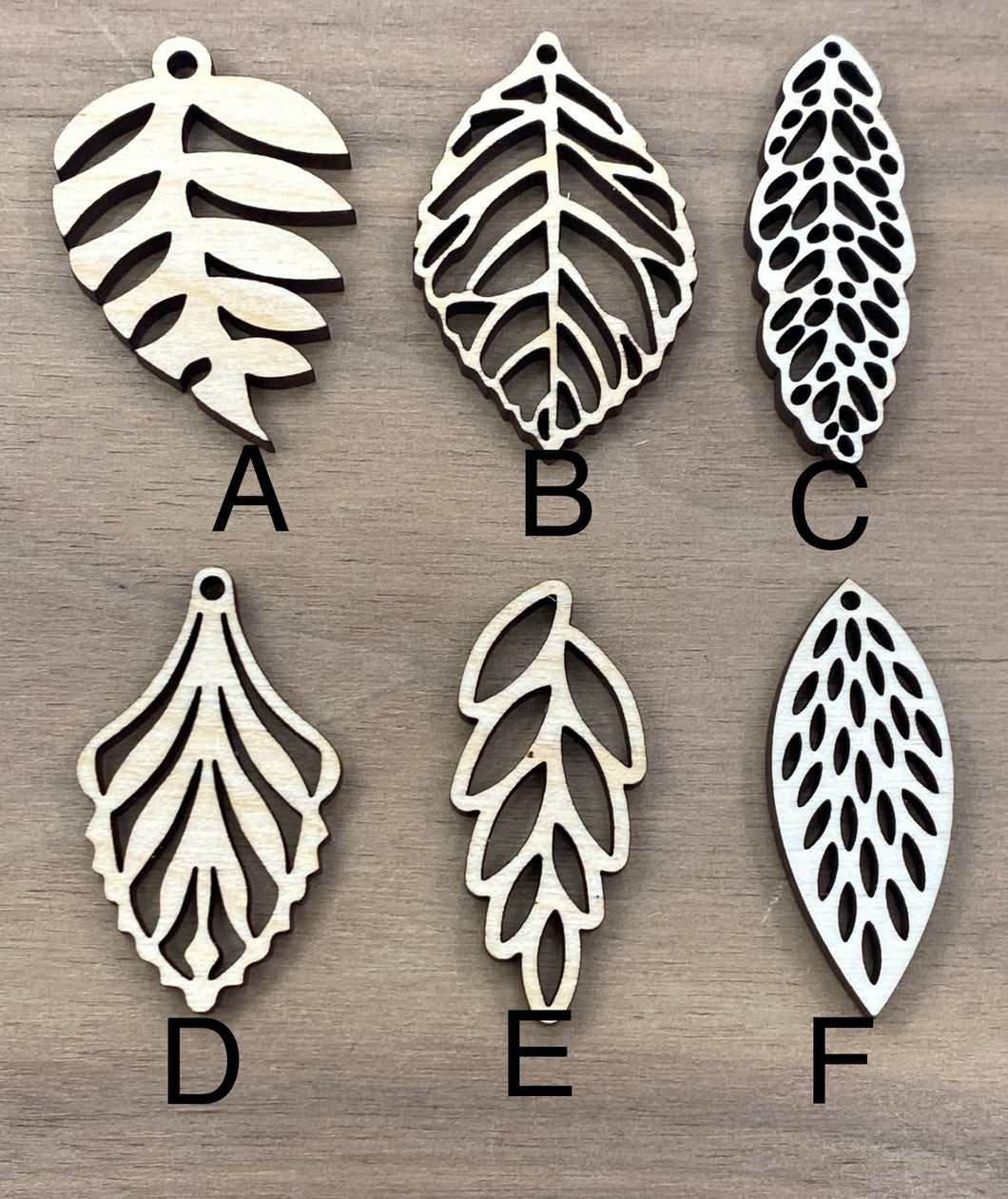 Leaf Shape Dangles