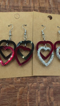 Load and play video in Gallery viewer, Impossible Heart Chain Dangle PAIRS
