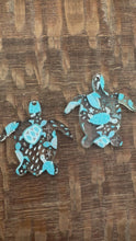 Load and play video in Gallery viewer, Sea Turtle Pattern Acrylic Dangle PAIR
