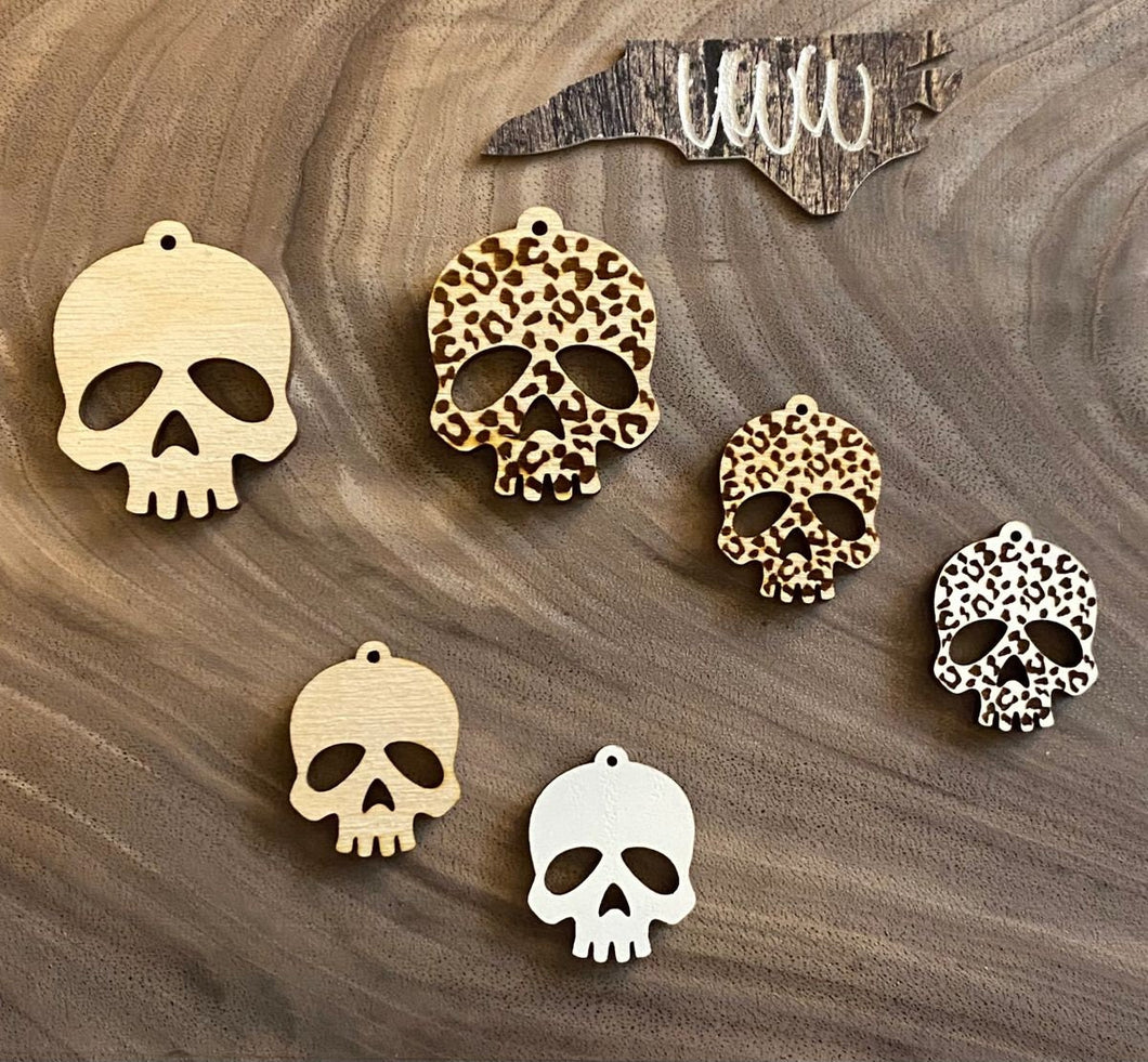 Skull Dangle, Leopard Skull Dangle, Glow in the Dark Skull Dangle