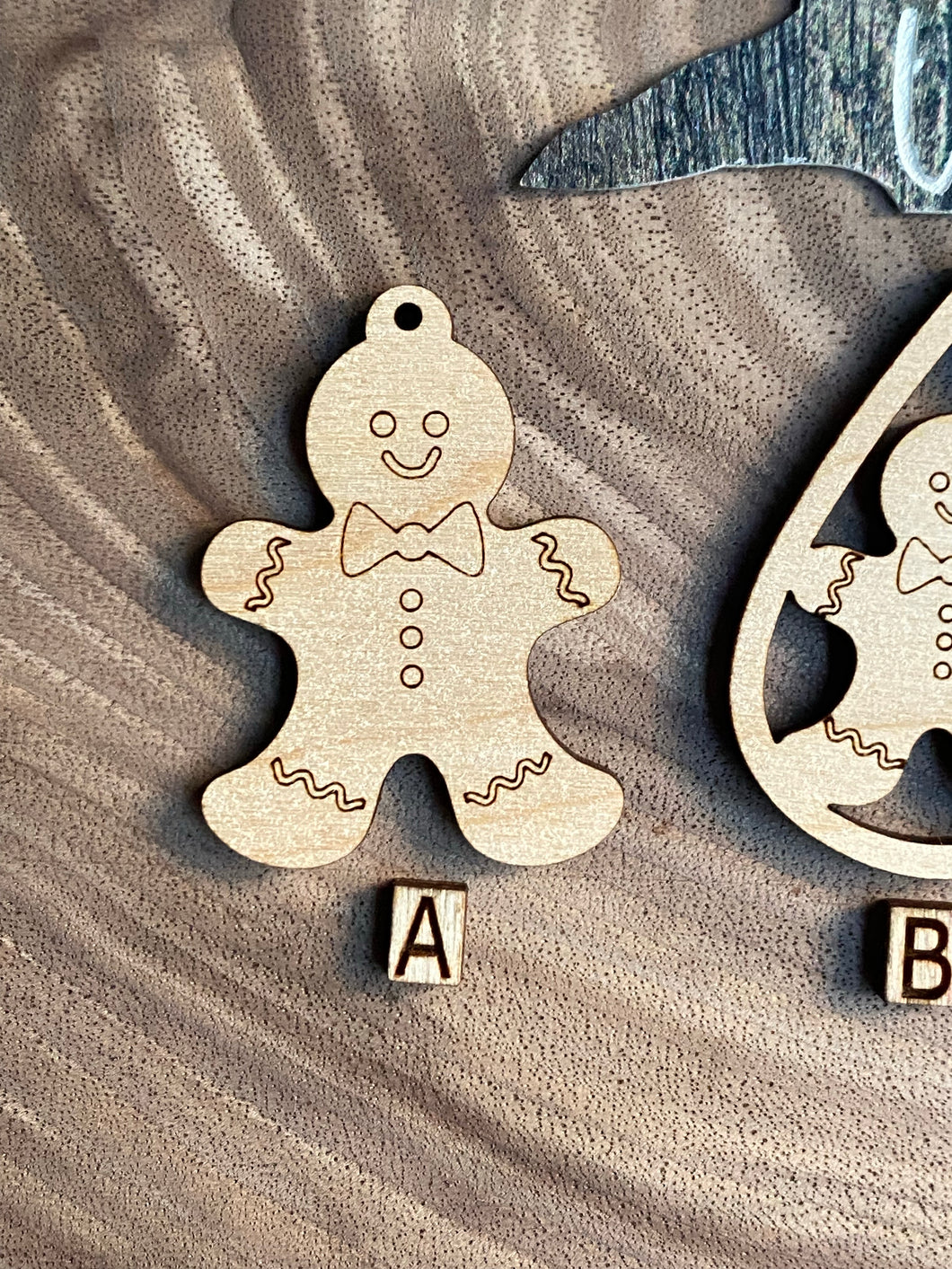 Gingerbread Man Dangle, Teardrop