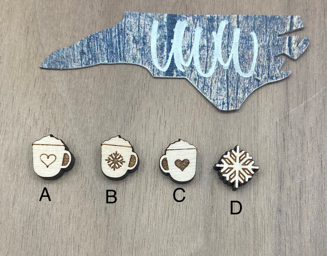 Winter Mug Coffee Studs