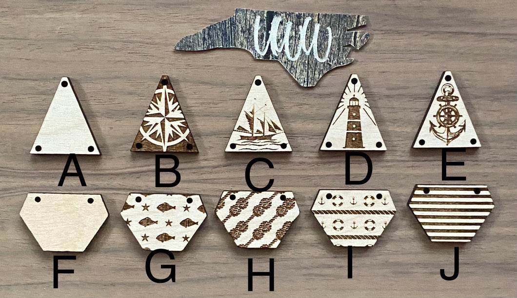 Nautical Theme Mix and Match Dangles