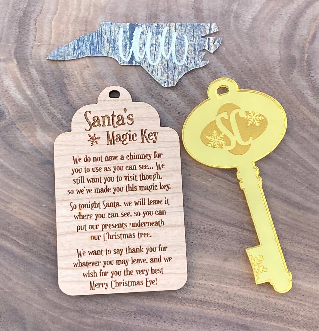 Santa’s magic key ornament KIT