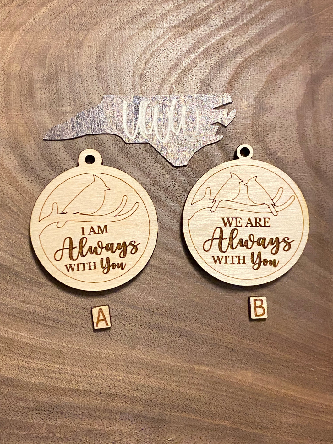 Always with you Cardinal Keychain Dangle