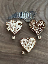 Load image into Gallery viewer, Engraved Heart Dangle
