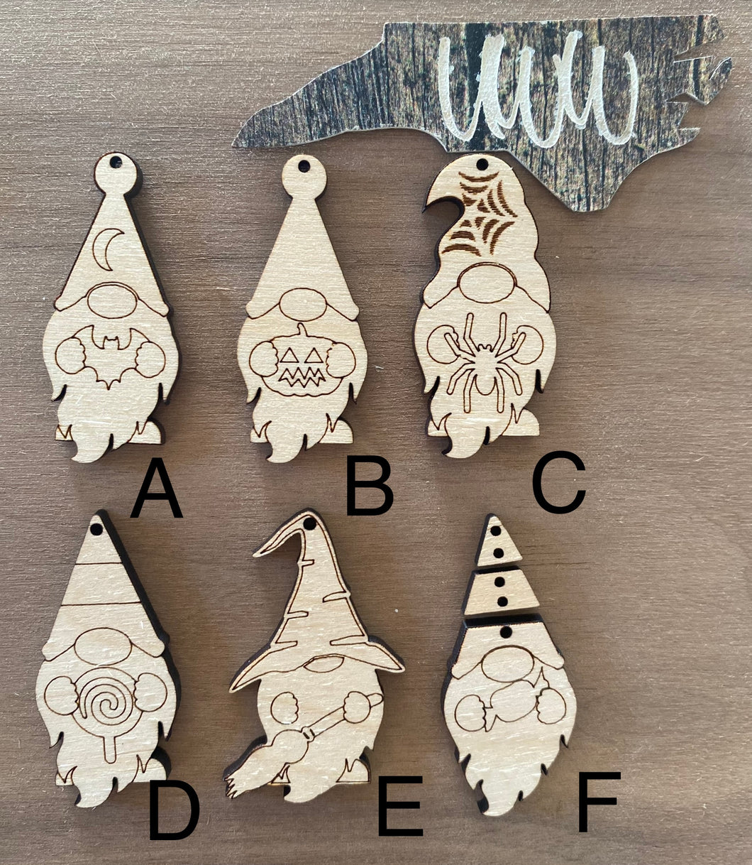 Halloween Gnome Dangles