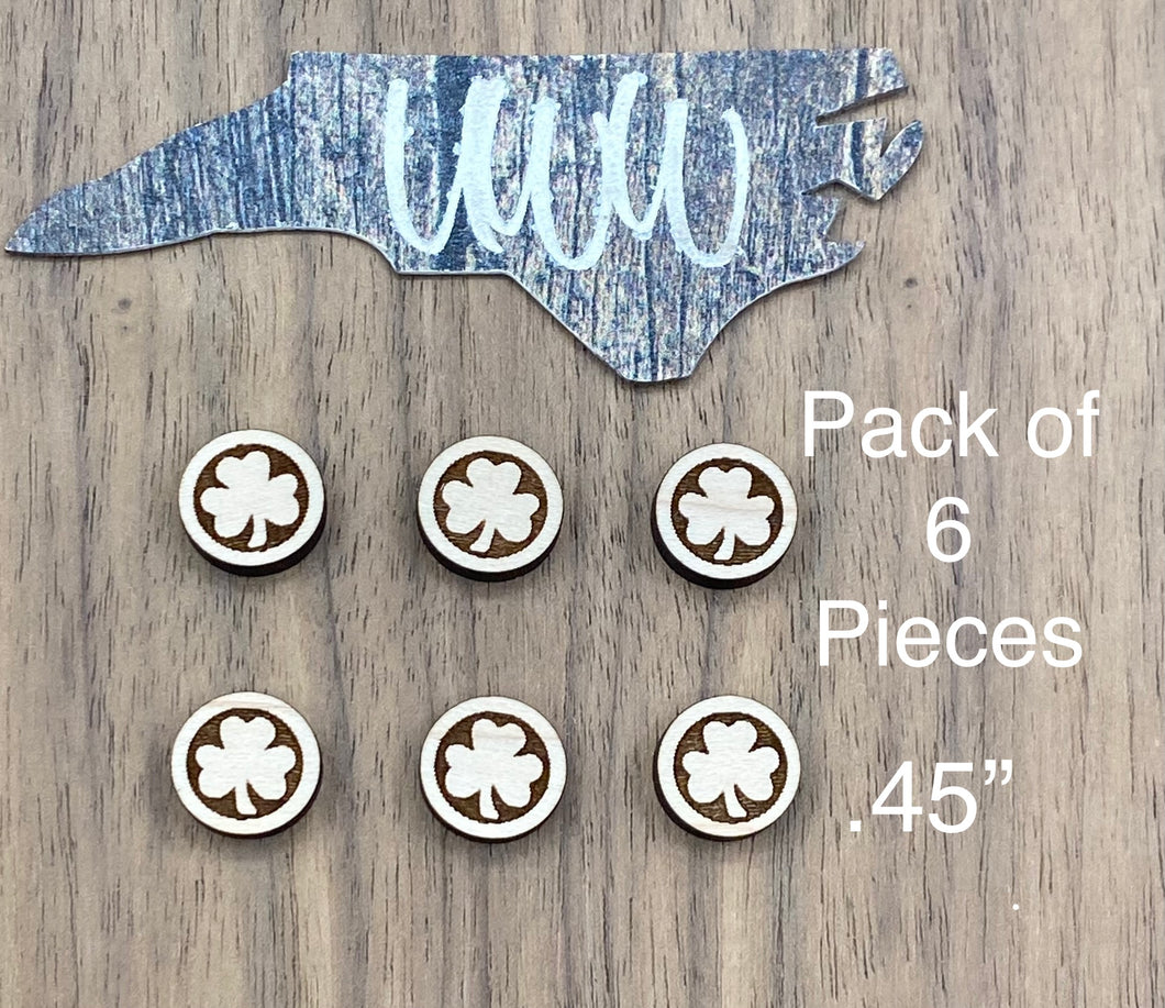 Shamrock Stud Pack of 6 Pieces