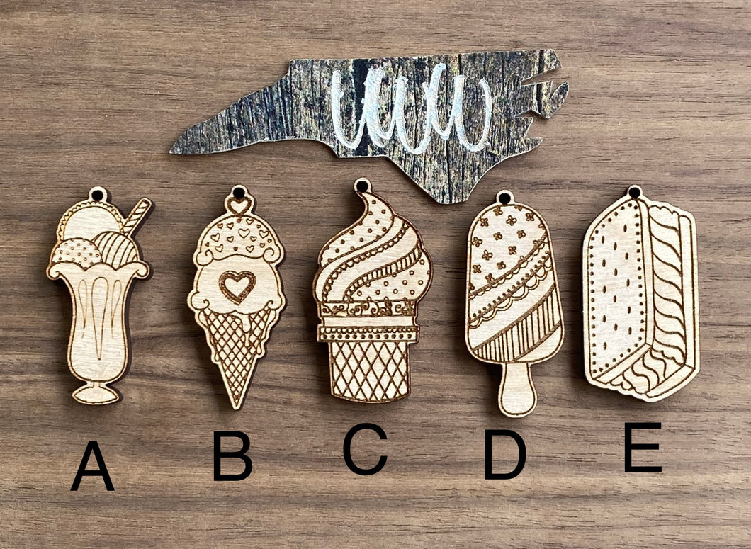 Ice Cream Dangle PAIRS