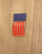 Load image into Gallery viewer, American Flag Pattern Acrylic Dangles
