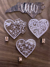 Load image into Gallery viewer, Engraved Heart Dangle
