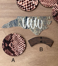 Load image into Gallery viewer, Snake Skin Pattern MDF and Wenge Arch Connector
