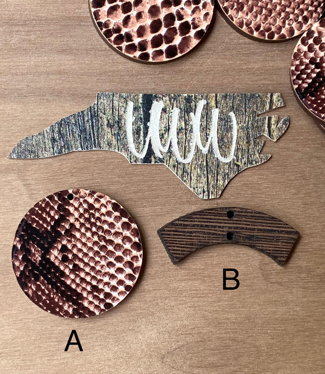 Snake Skin Pattern MDF and Wenge Arch Connector