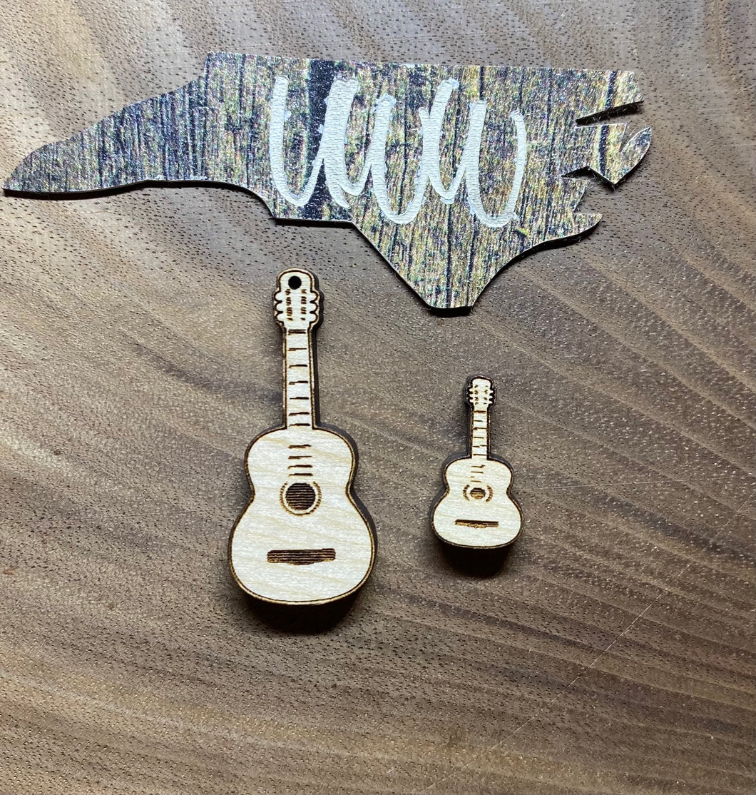 Guitar dangle and stud PAIRS