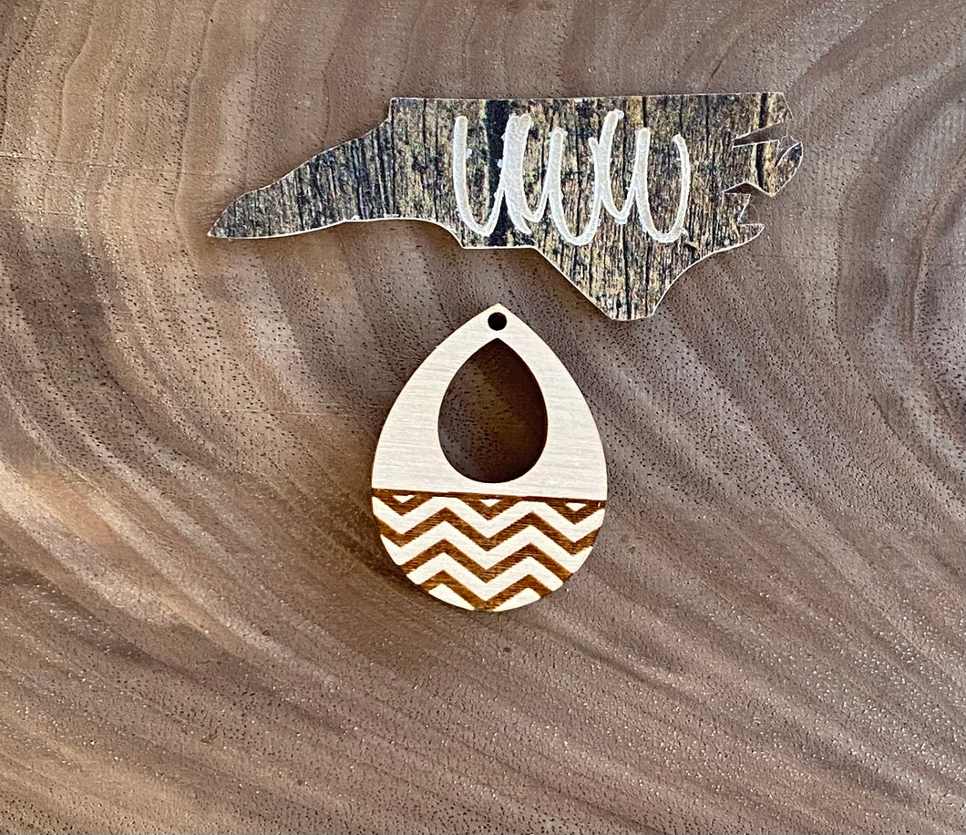 Chevron Teardrop