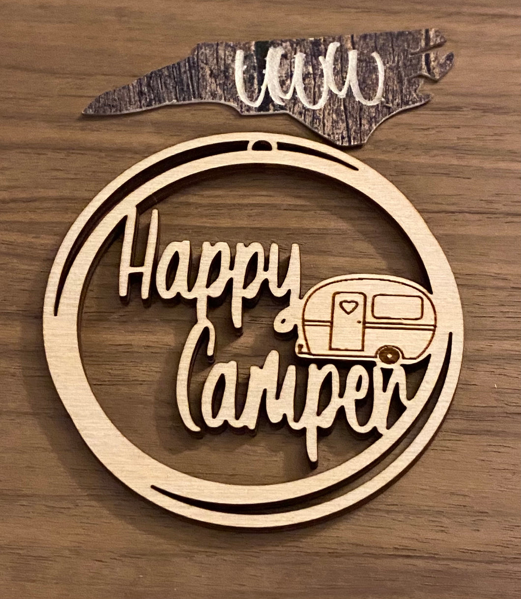 Happy Camper Car Charm