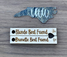 Load image into Gallery viewer, Hubby/ Wifey, Best Friend 2 Piece Keychain
