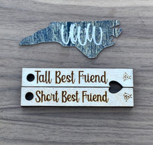 Load image into Gallery viewer, Hubby/ Wifey, Best Friend 2 Piece Keychain
